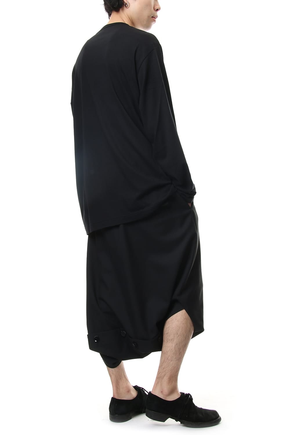 Inseam Butterfly Open Short Sarouel Pants