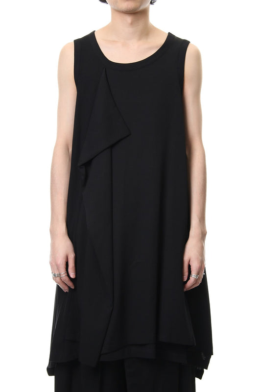 Left front double-sided Sleeveless T