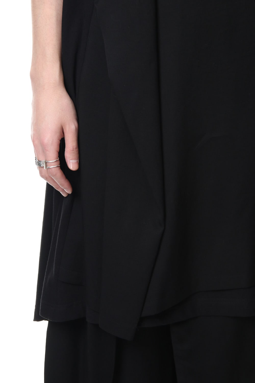 Left front double-sided Sleeveless T