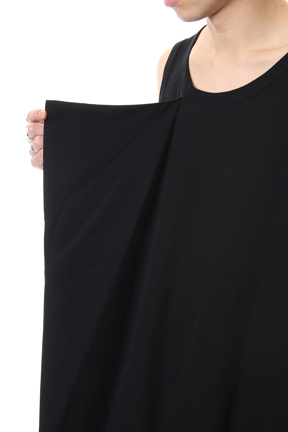 Left front double-sided Sleeveless T