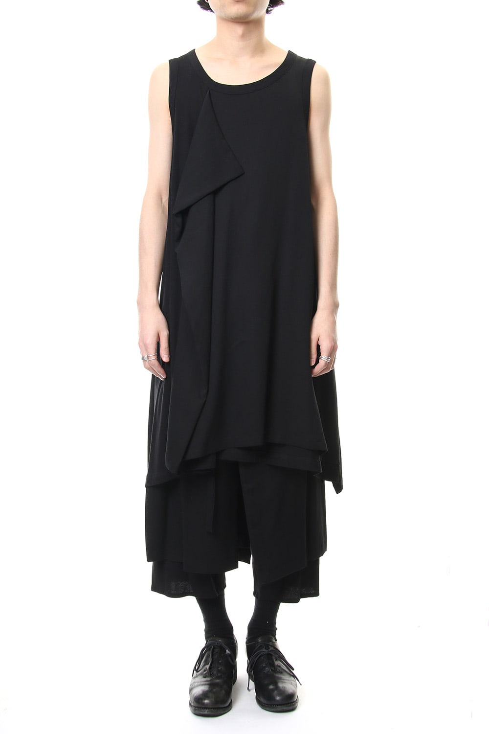 Left front double-sided Sleeveless T