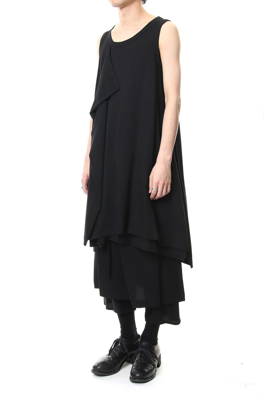 Left front double-sided Sleeveless T