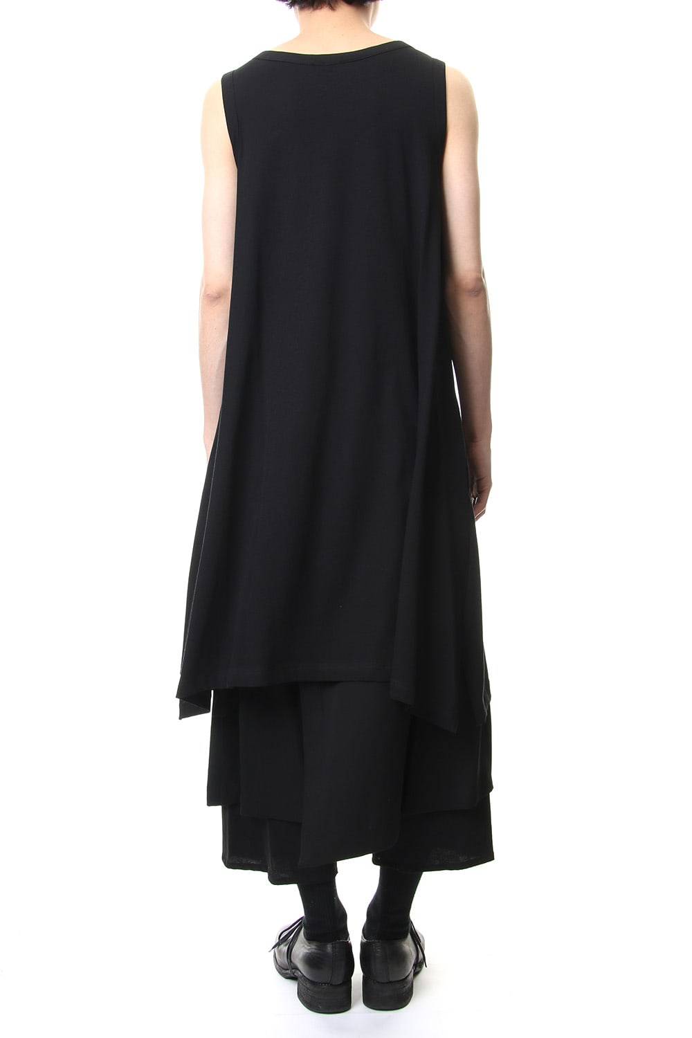 Left front double-sided Sleeveless T