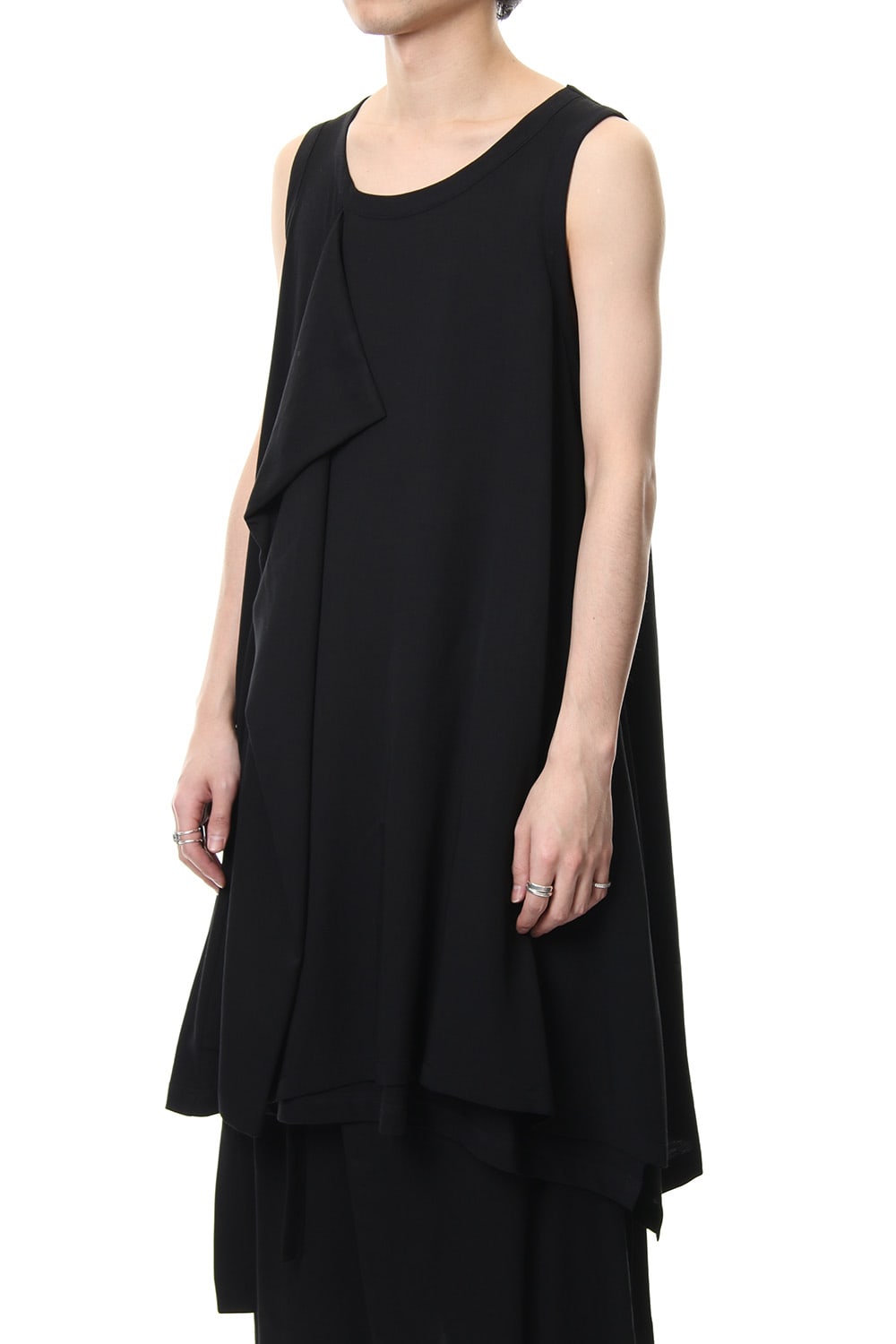 Left front double-sided Sleeveless T