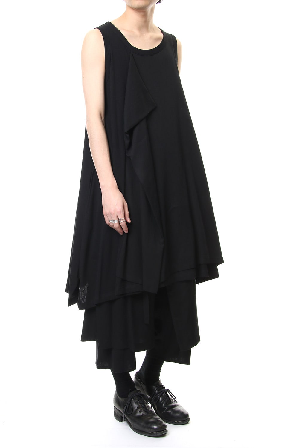 Left front double-sided Sleeveless T