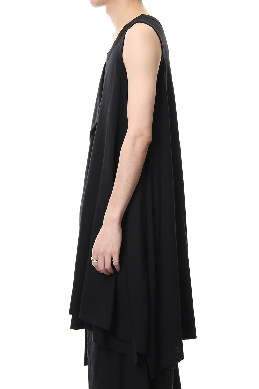 Left front double-sided Sleeveless T