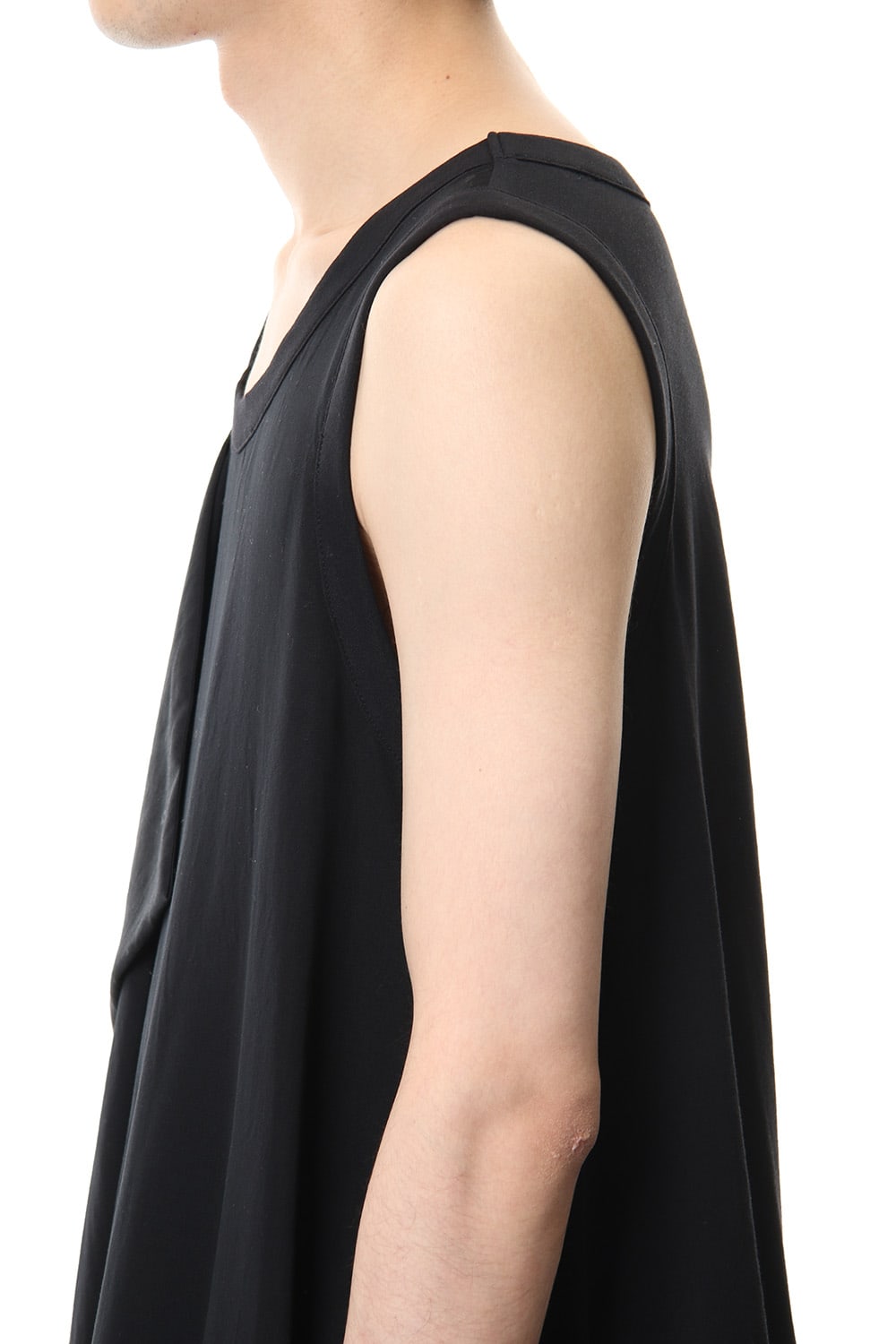 Left front double-sided Sleeveless T