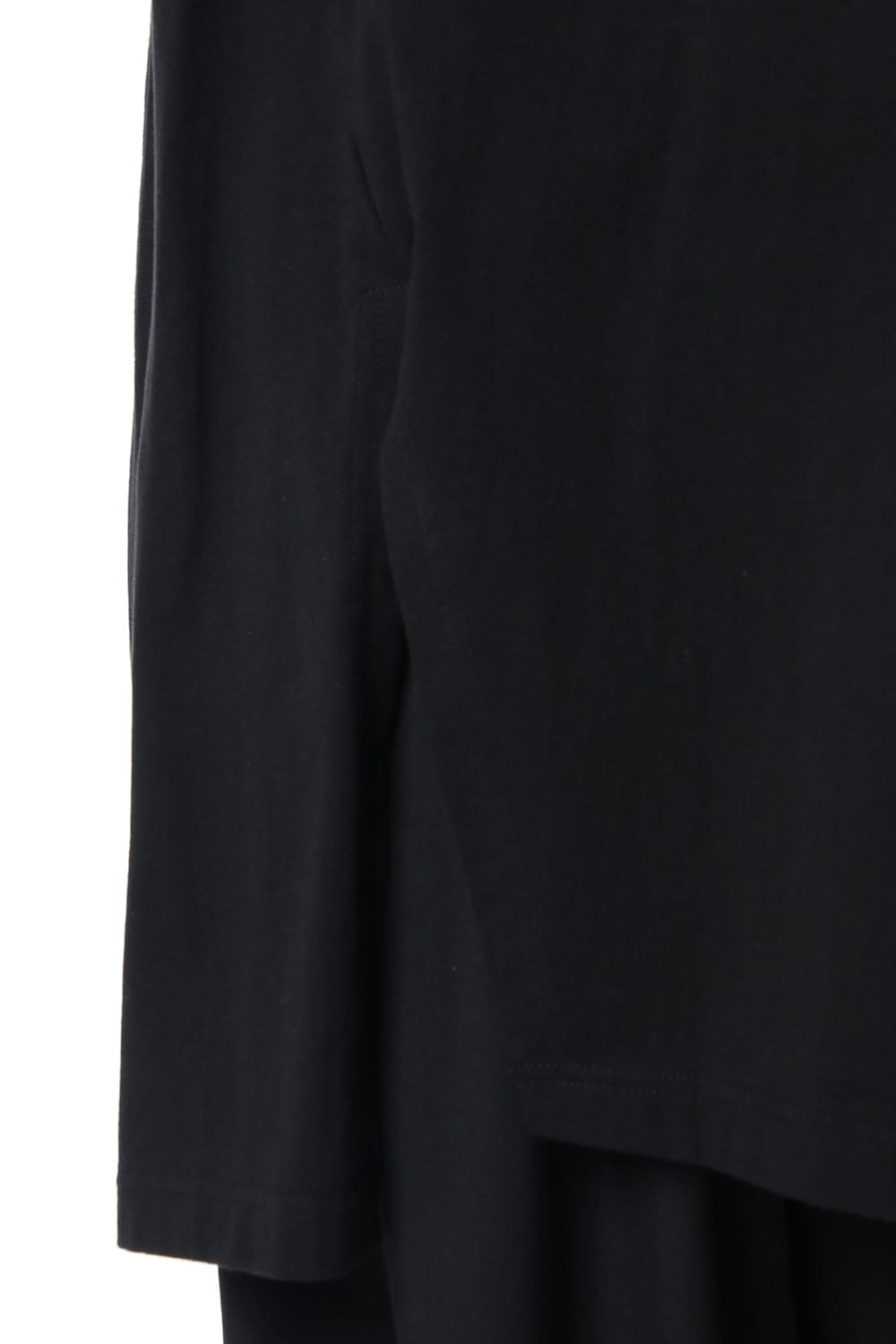 Front raglan slit short sleeve T