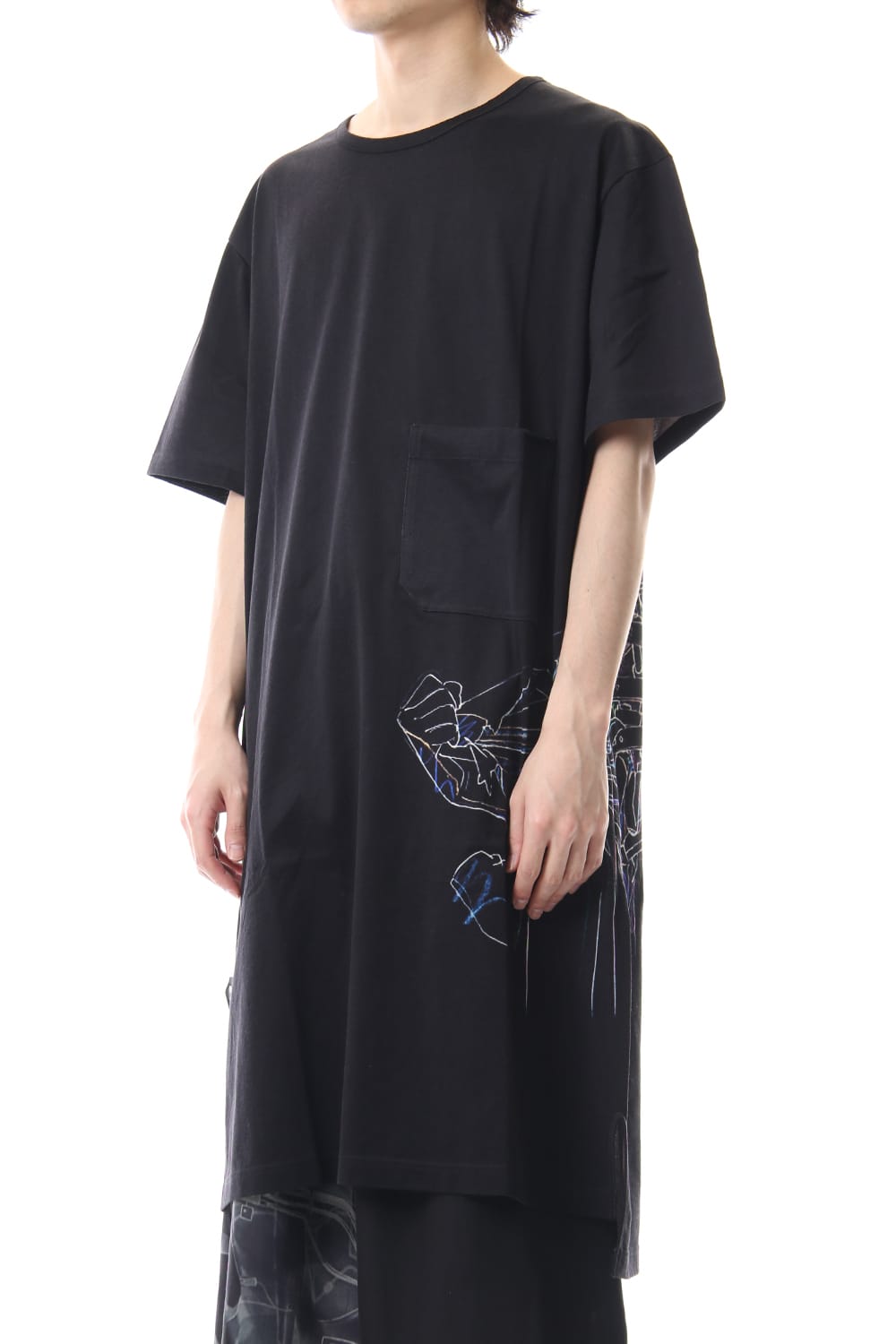 Long cut&sewn - INNOCENCE Original picture Android PT Black