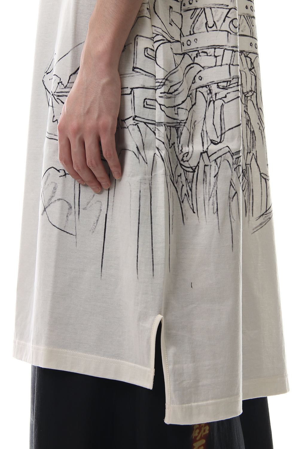 Long cut&sewn - INNOCENCE Original picture Android PT White