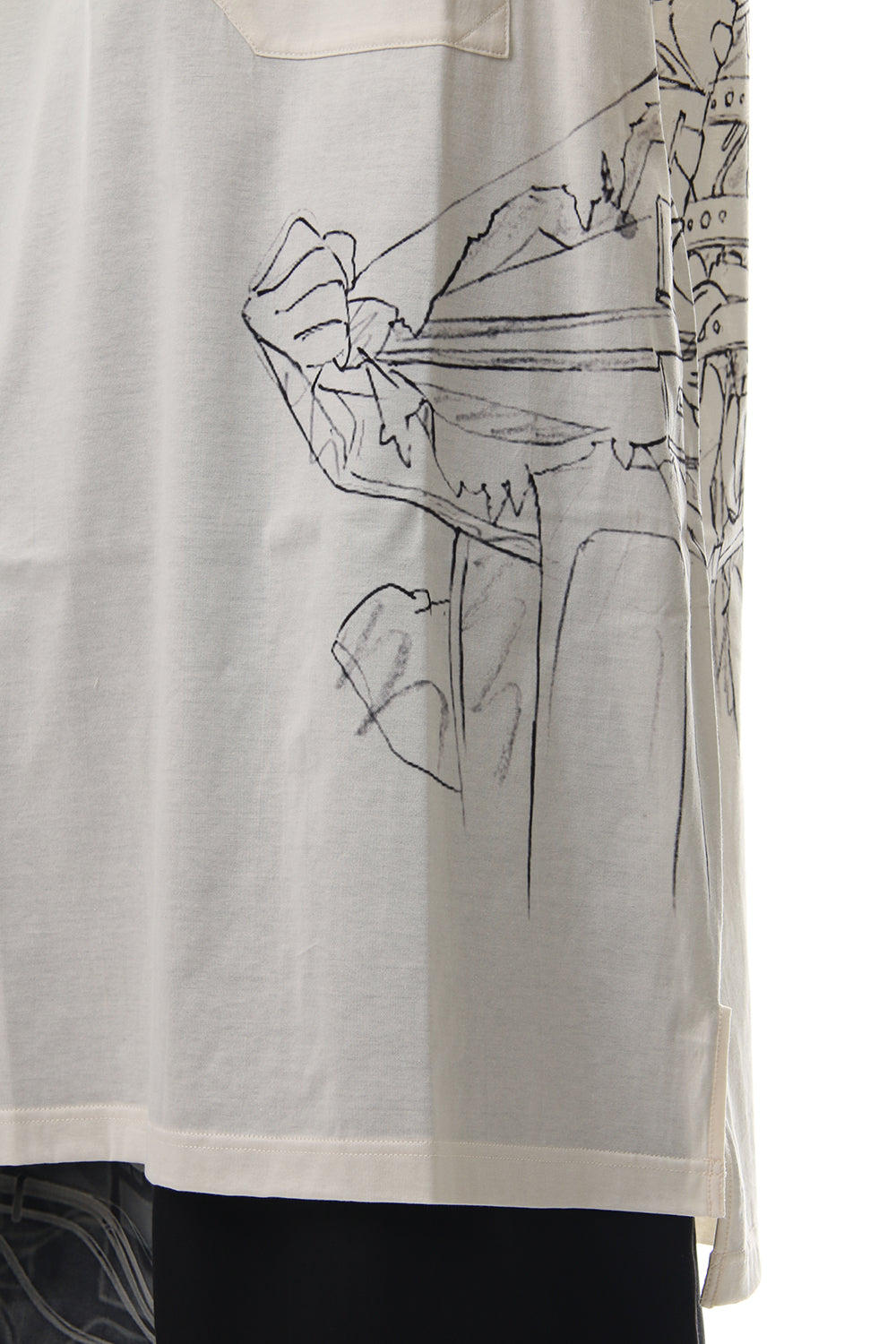 Long cut&sewn - INNOCENCE Original picture Android PT White