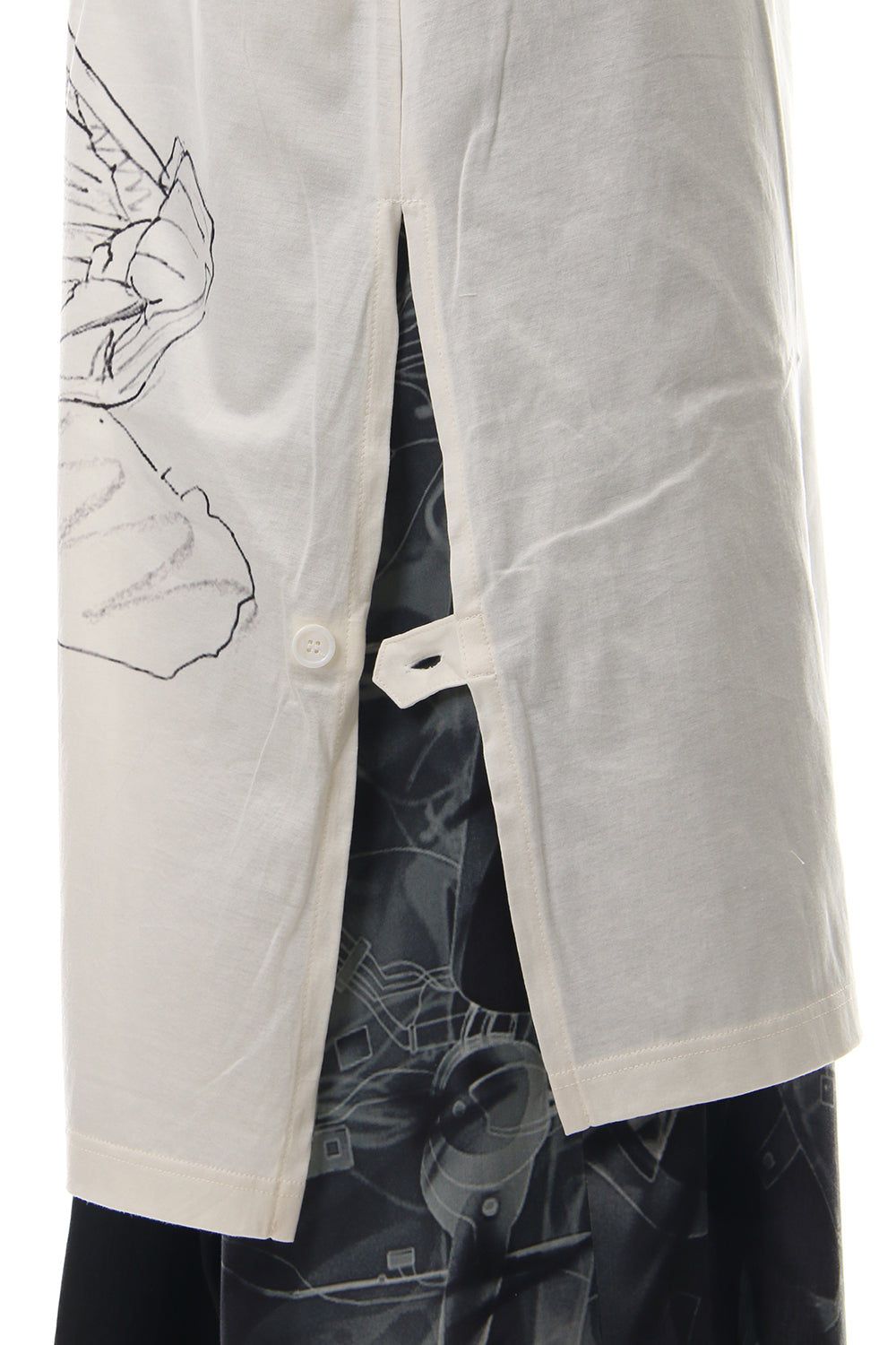 Long cut&sewn - INNOCENCE Original picture Android PT White