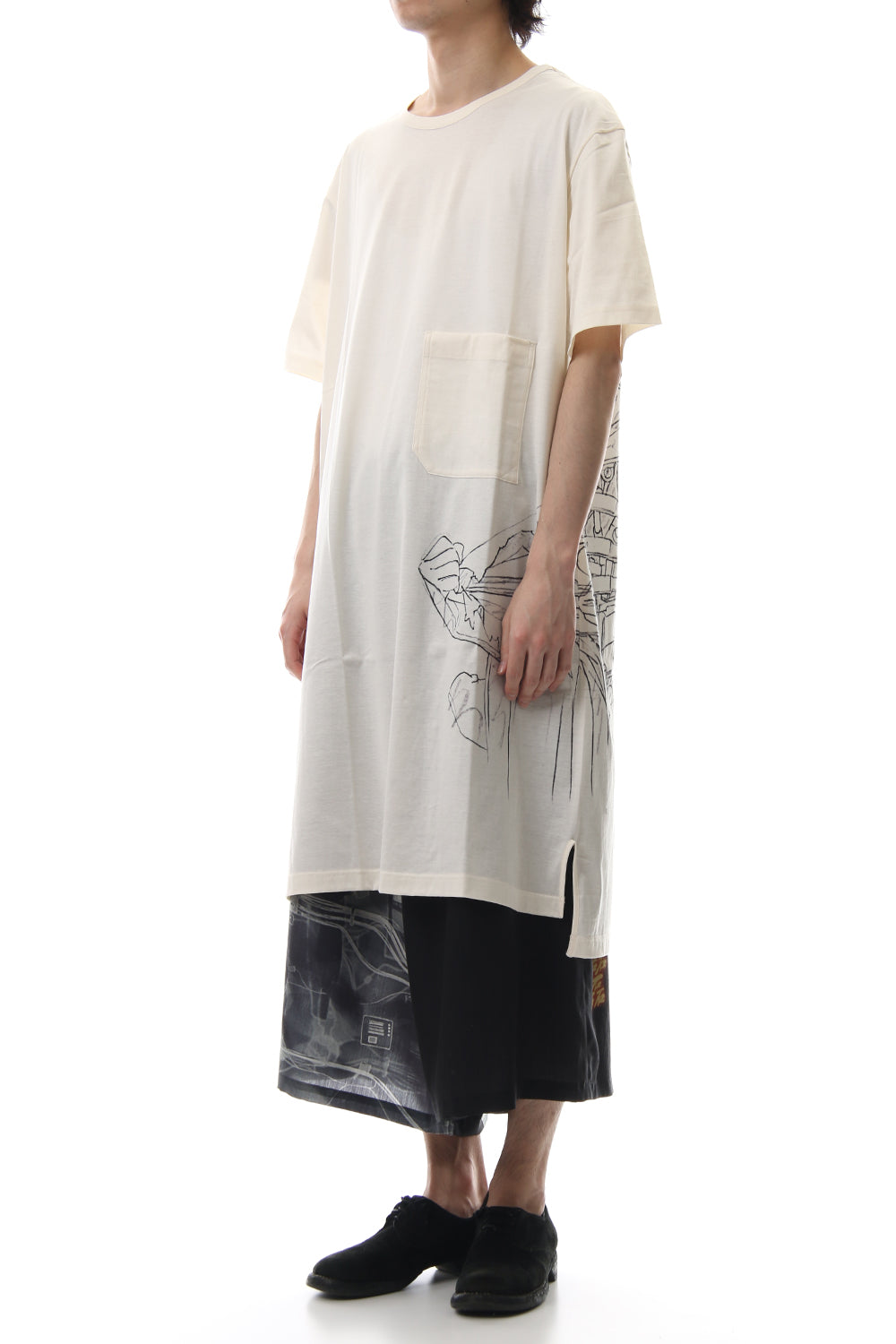 Long cut&sewn - INNOCENCE Original picture Android PT White