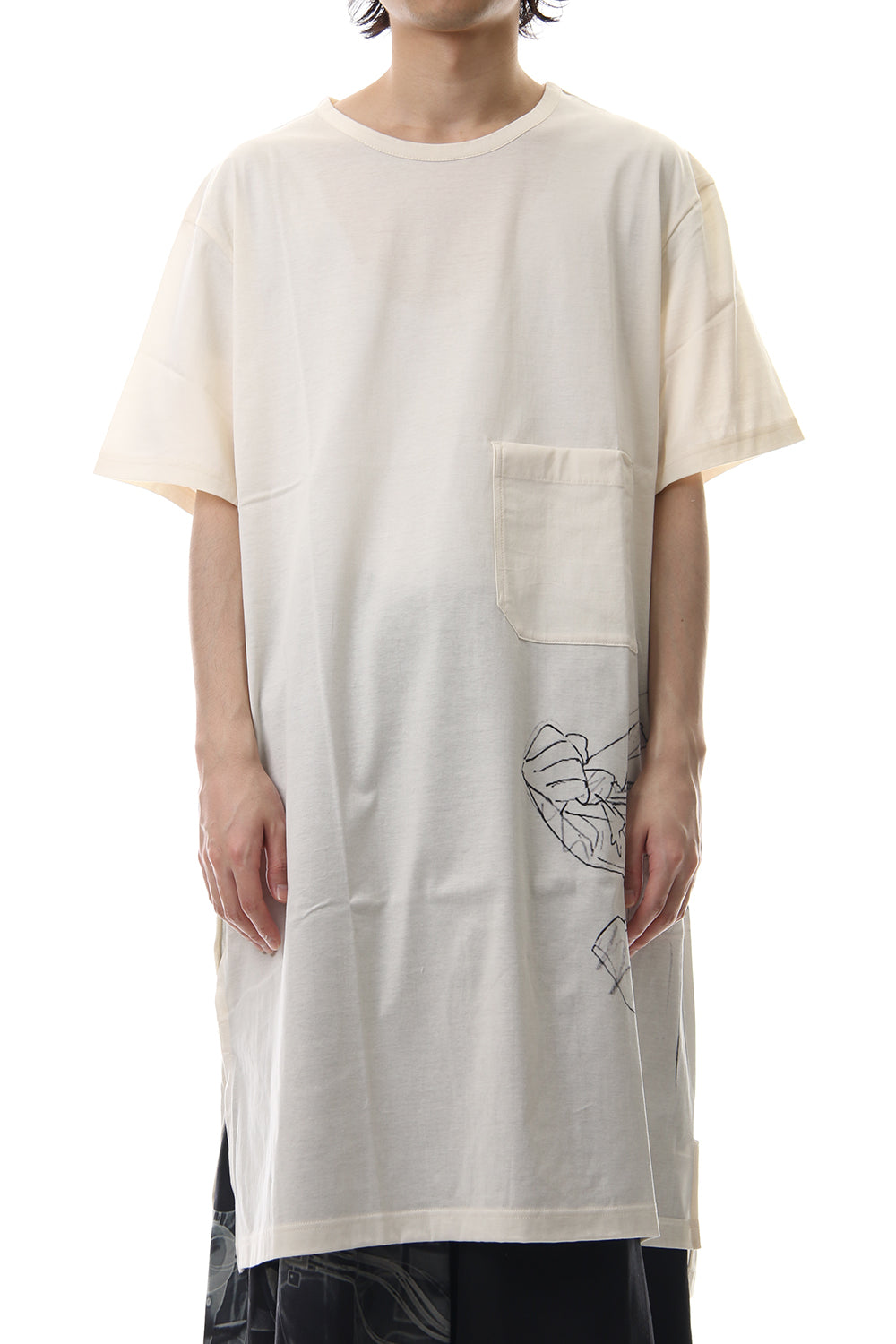 Long cut&sewn - INNOCENCE Original picture Android PT White