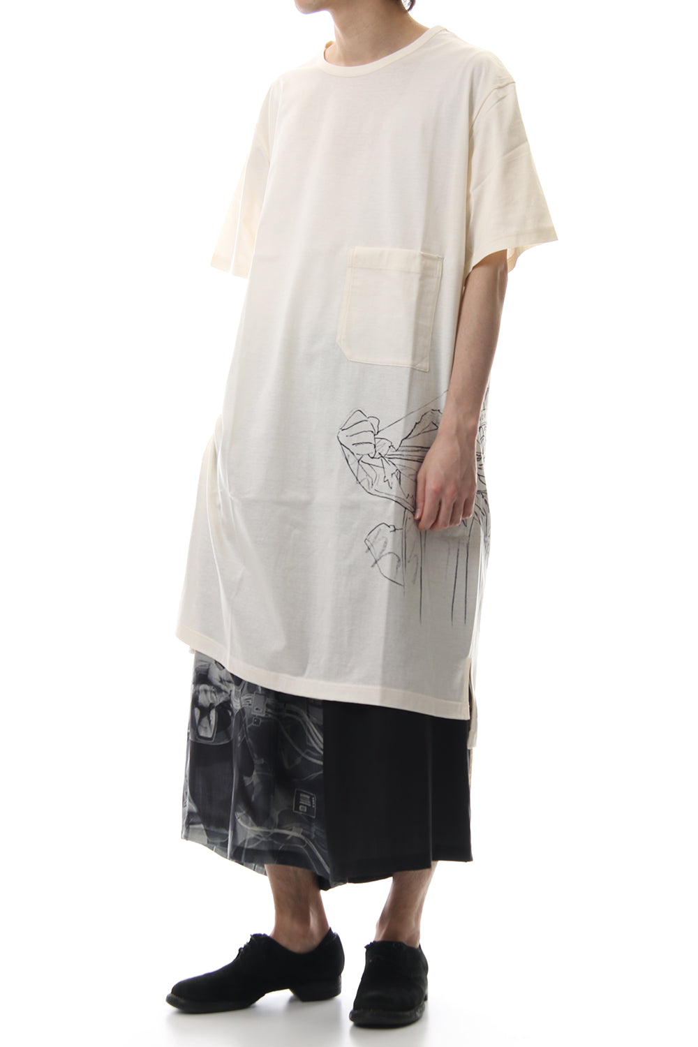 Long cut&sewn - INNOCENCE Original picture Android PT White