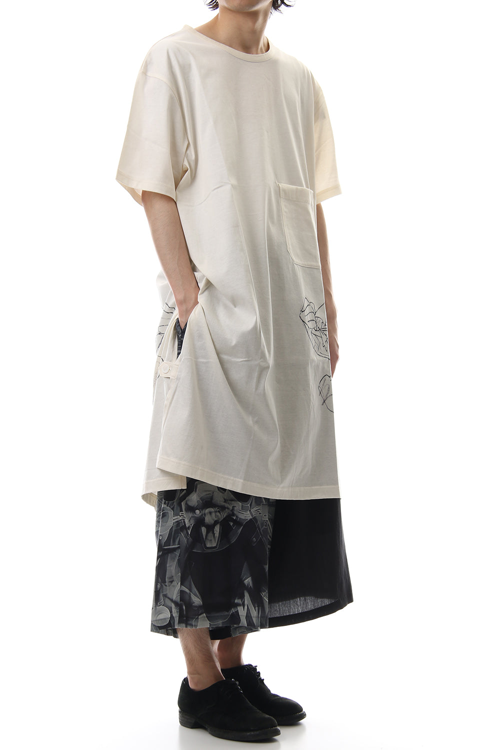 Long cut&sewn - INNOCENCE Original picture Android PT White