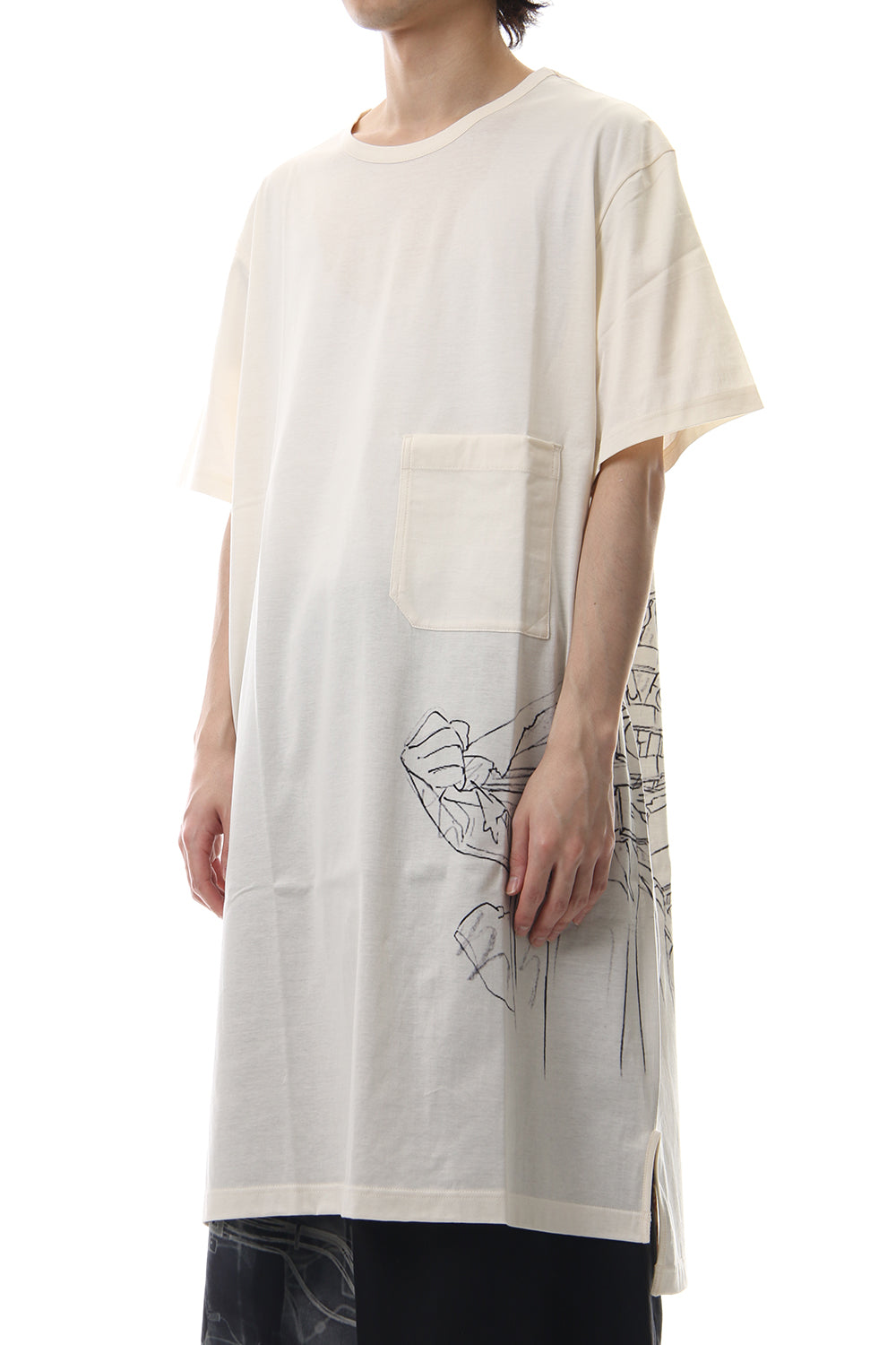 Long cut&sewn - INNOCENCE Original picture Android PT White