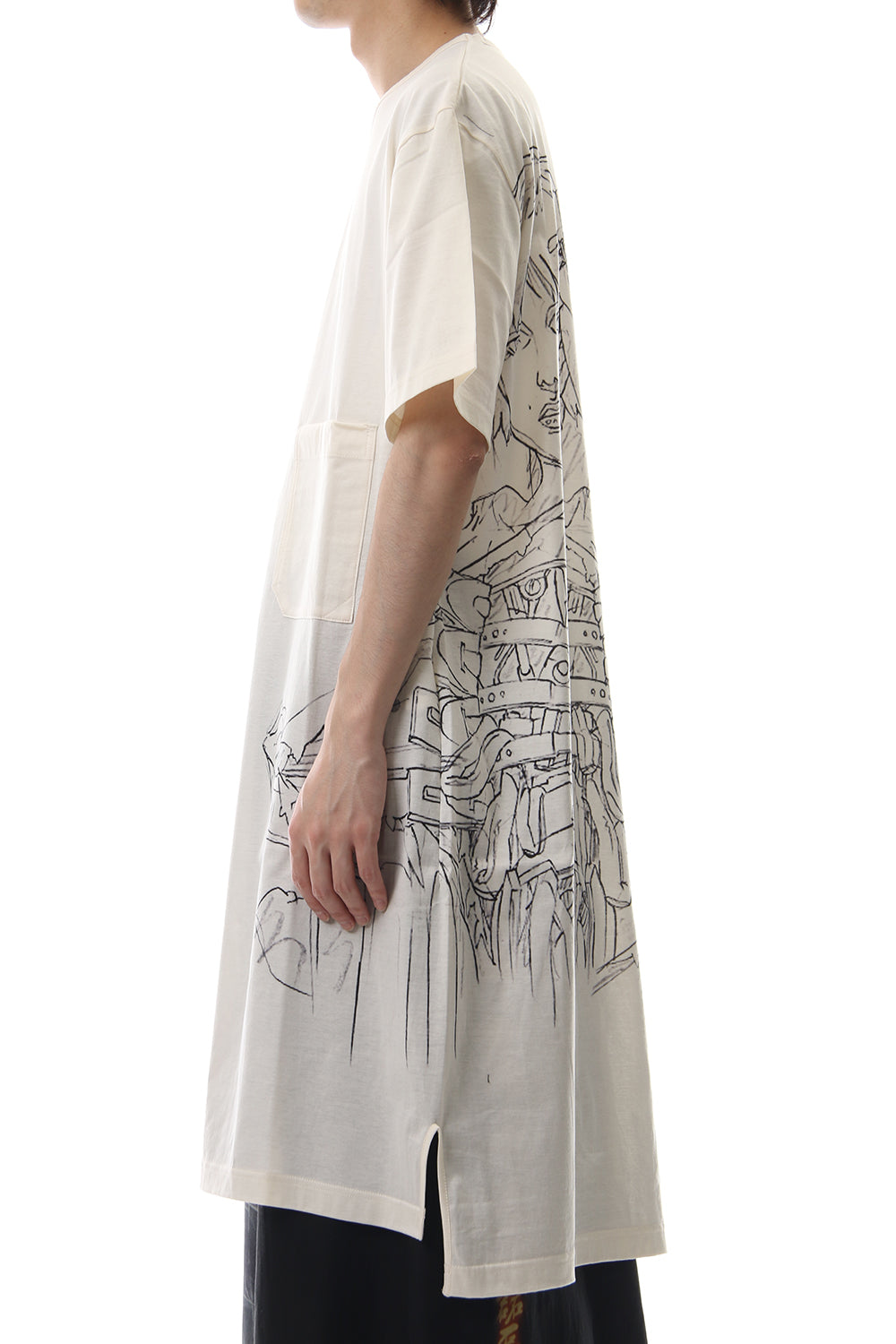 Long cut&sewn - INNOCENCE Original picture Android PT White