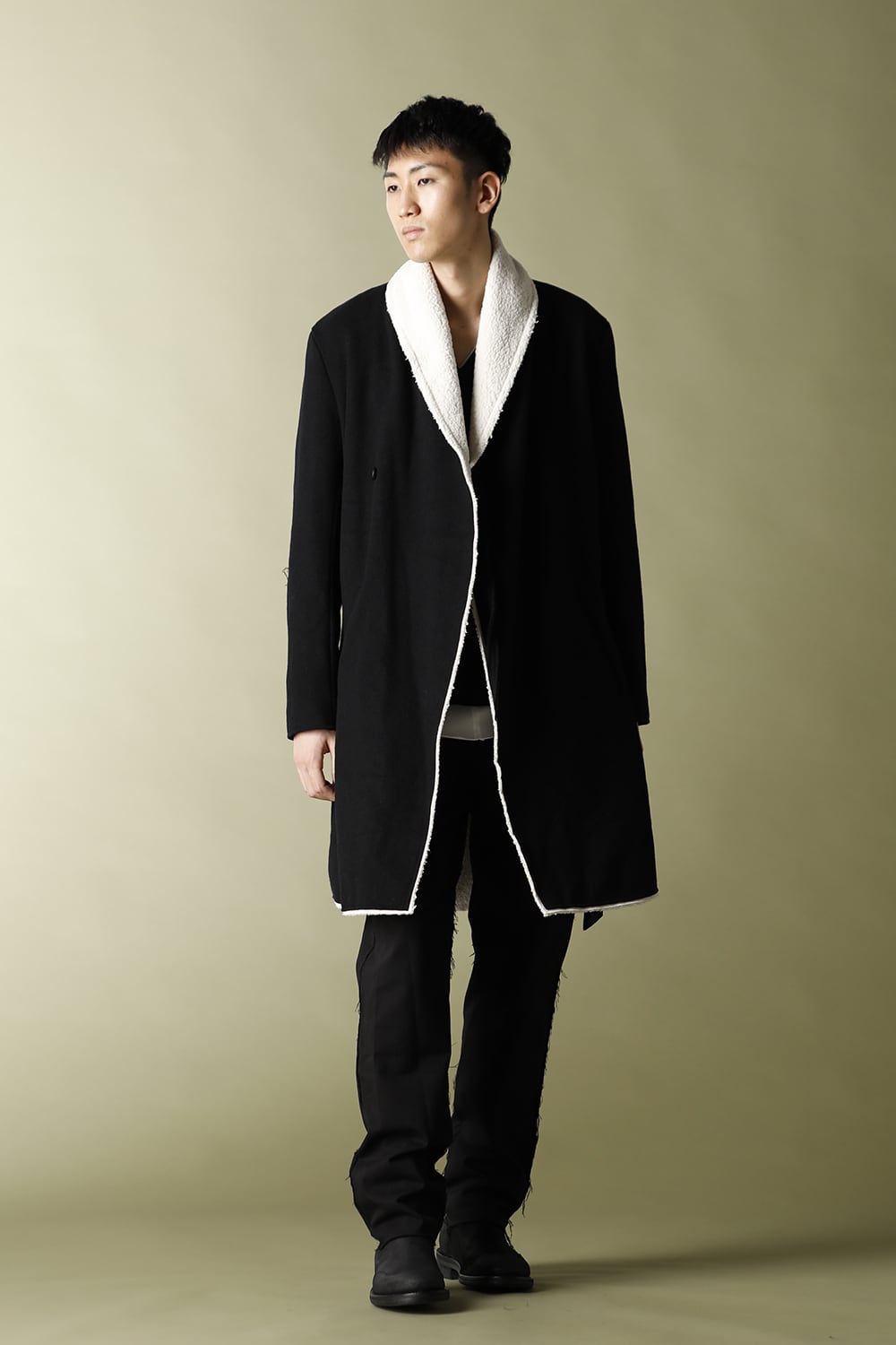 Boa Wrap Coat