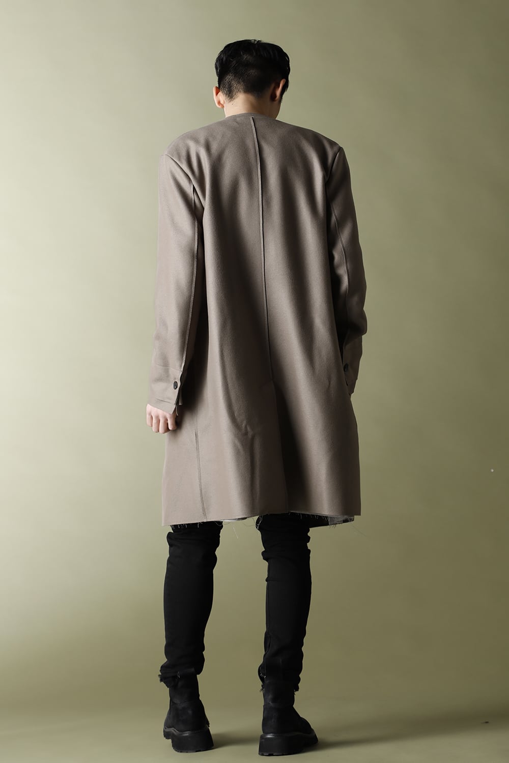 Belted Coat Greysh Beige