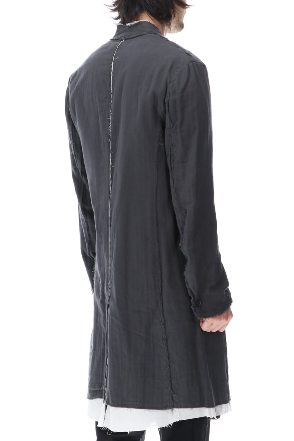 Layered Long Jacket D.Gray/L.Gray