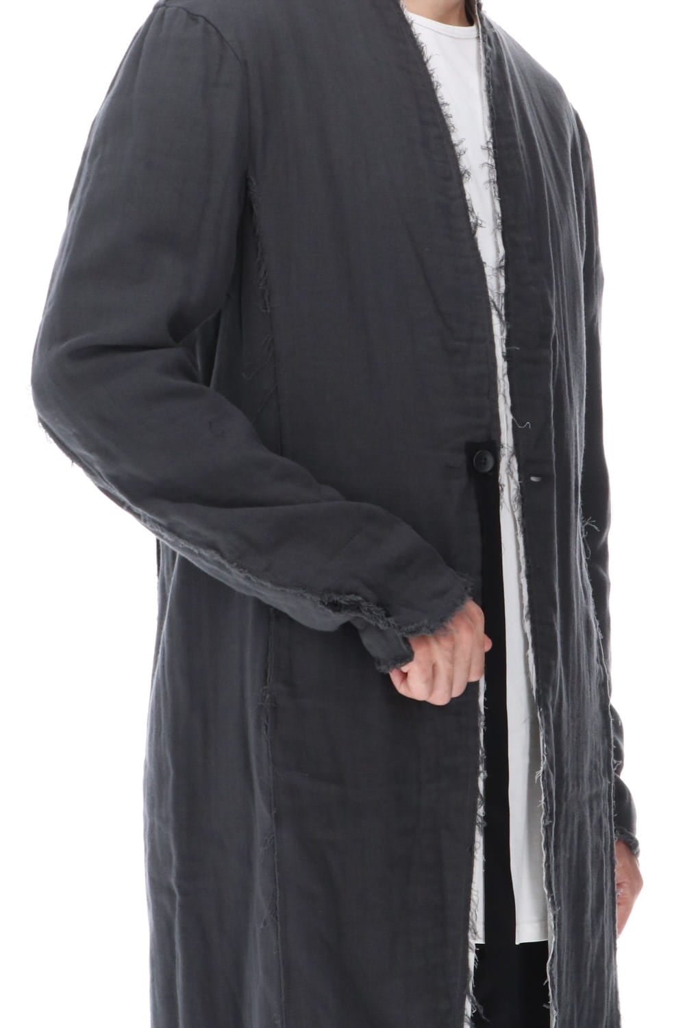 Layered Long Jacket D.Gray/L.Gray