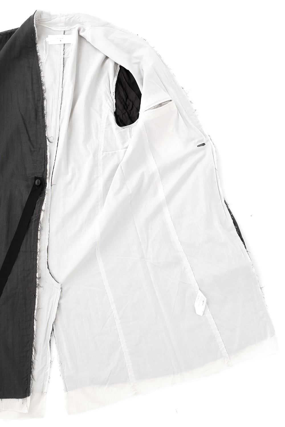 Layered Long Jacket D.Gray/L.Gray