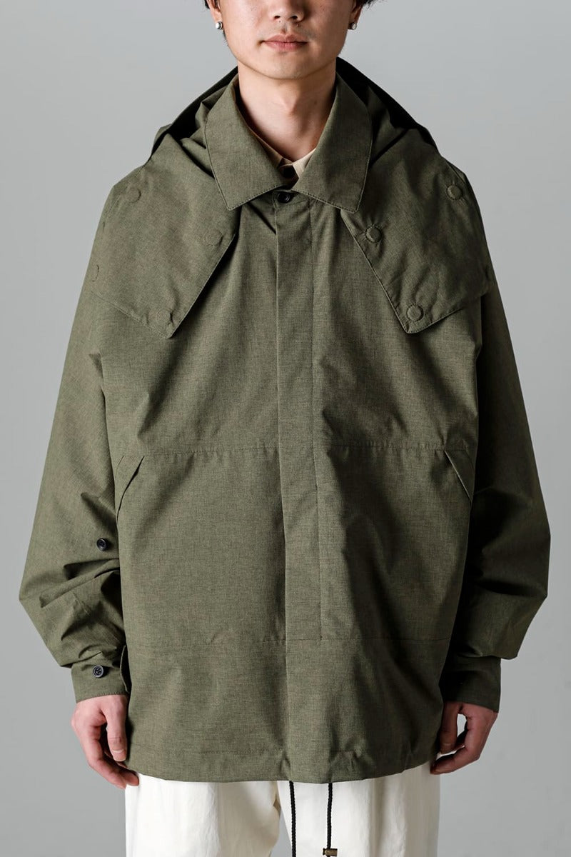 Harmattan Unisex Cropped Melange Army Green