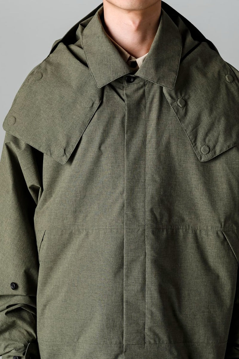 Harmattan Unisex Cropped Melange Army Green