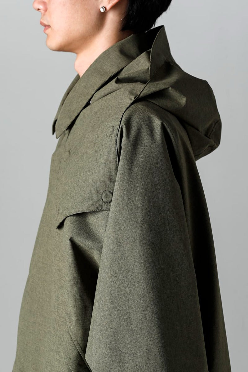 Harmattan Unisex Cropped Melange Army Green