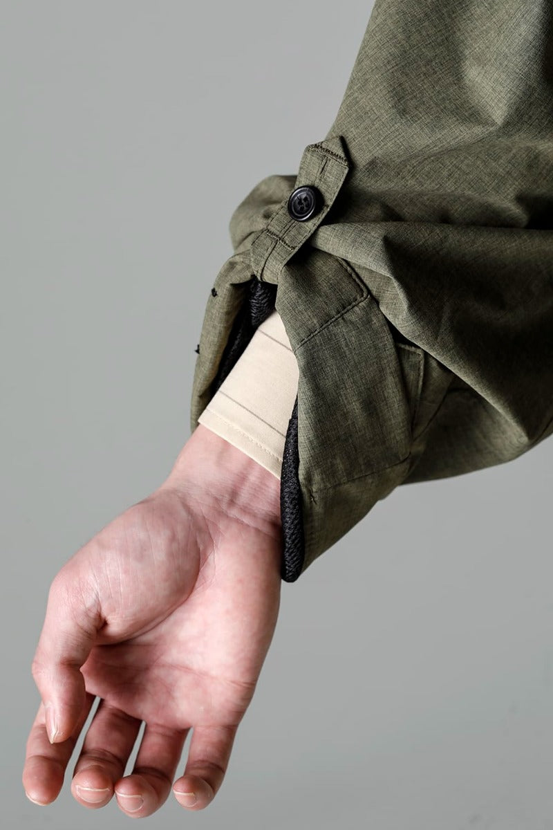 Harmattan Unisex Cropped Melange Army Green