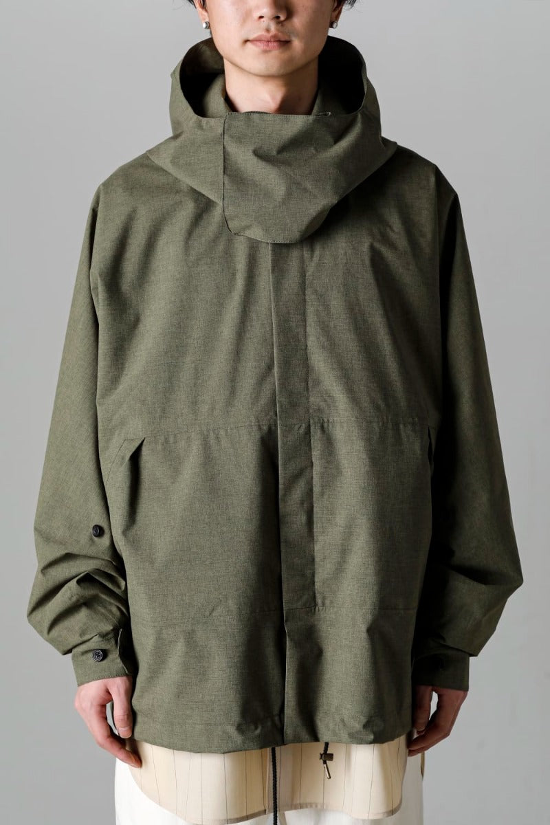 Harmattan Unisex Cropped Melange Army Green