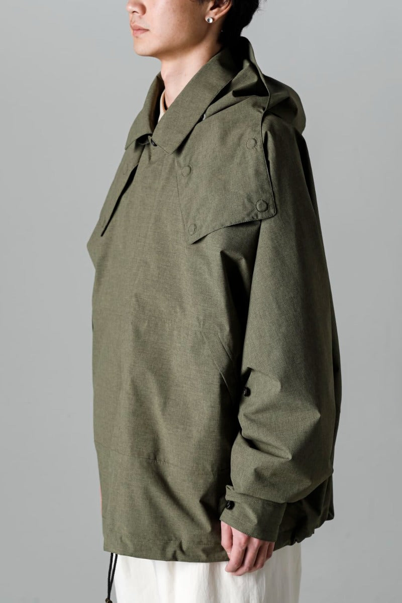 Harmattan Unisex Cropped Melange Army Green