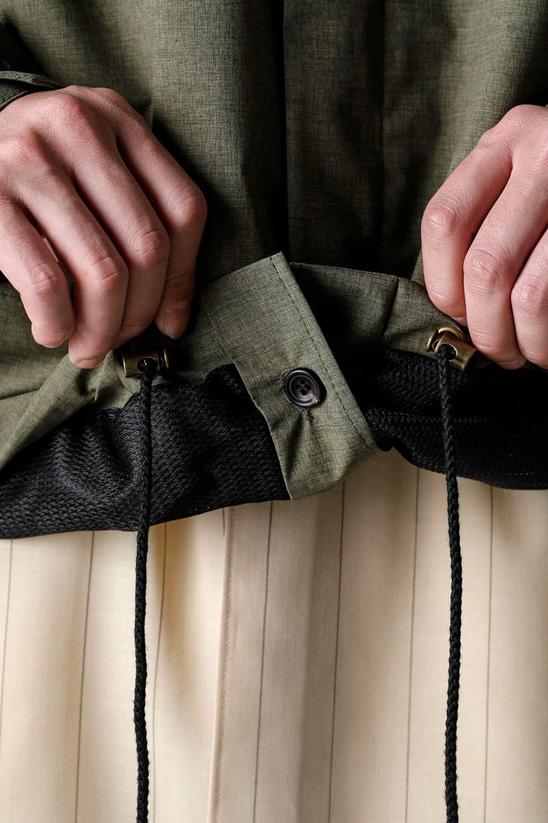 Harmattan Unisex Cropped Melange Army Green