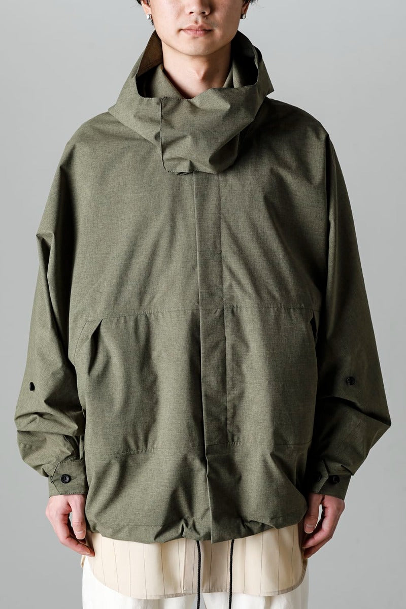 Harmattan Unisex Cropped Melange Army Green