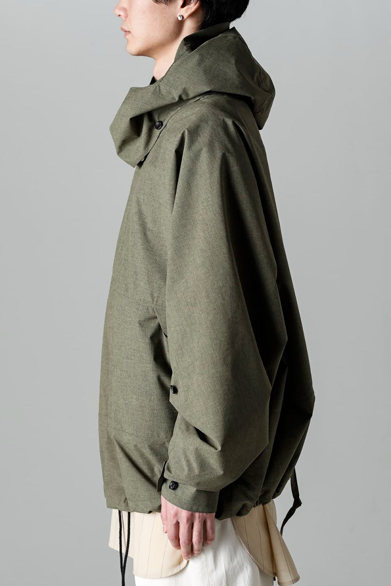 Harmattan Unisex Cropped Melange Army Green