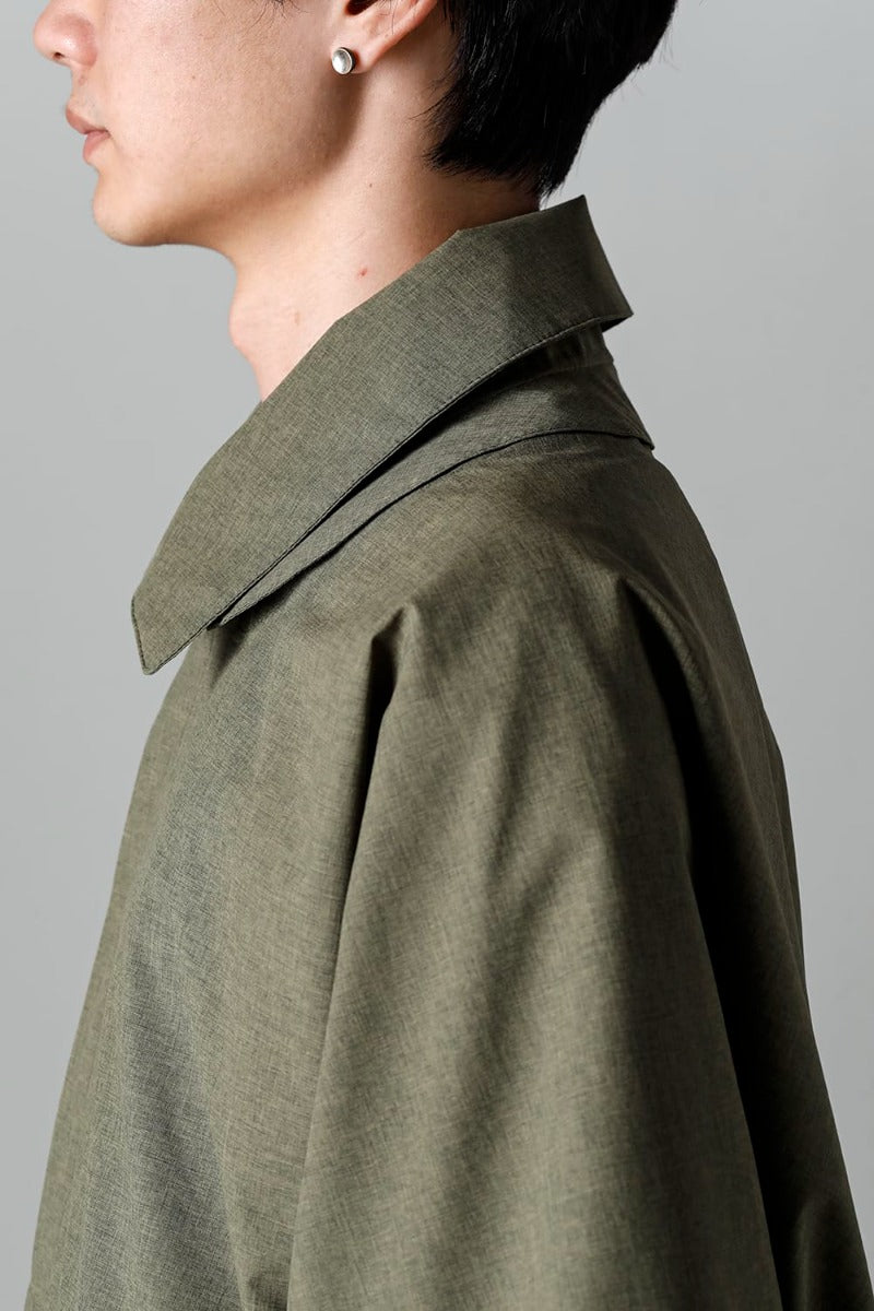 Harmattan Unisex Cropped Melange Army Green