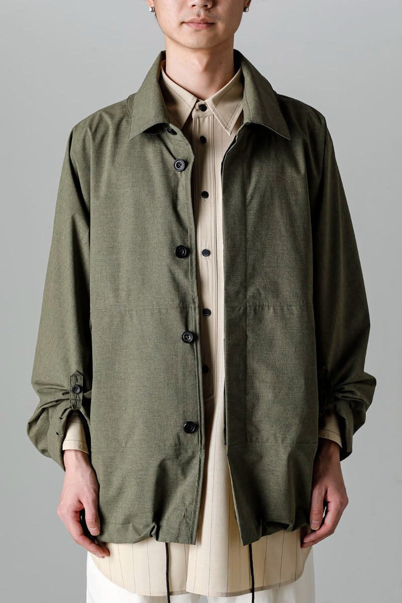 Harmattan Unisex Cropped Melange Army Green