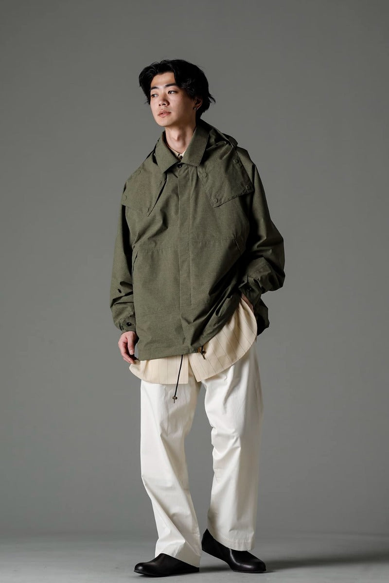 Harmattan Unisex Cropped Melange Army Green