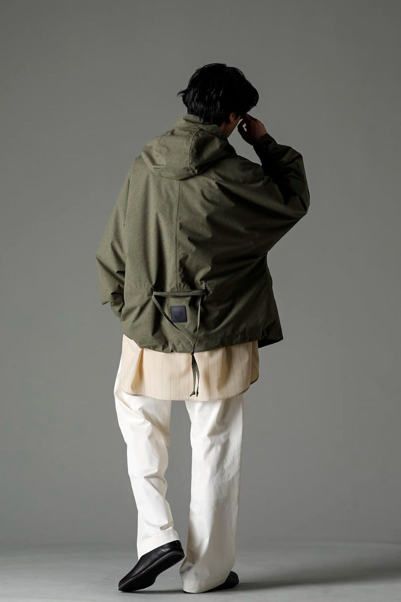 Harmattan Unisex Cropped Melange Army Green