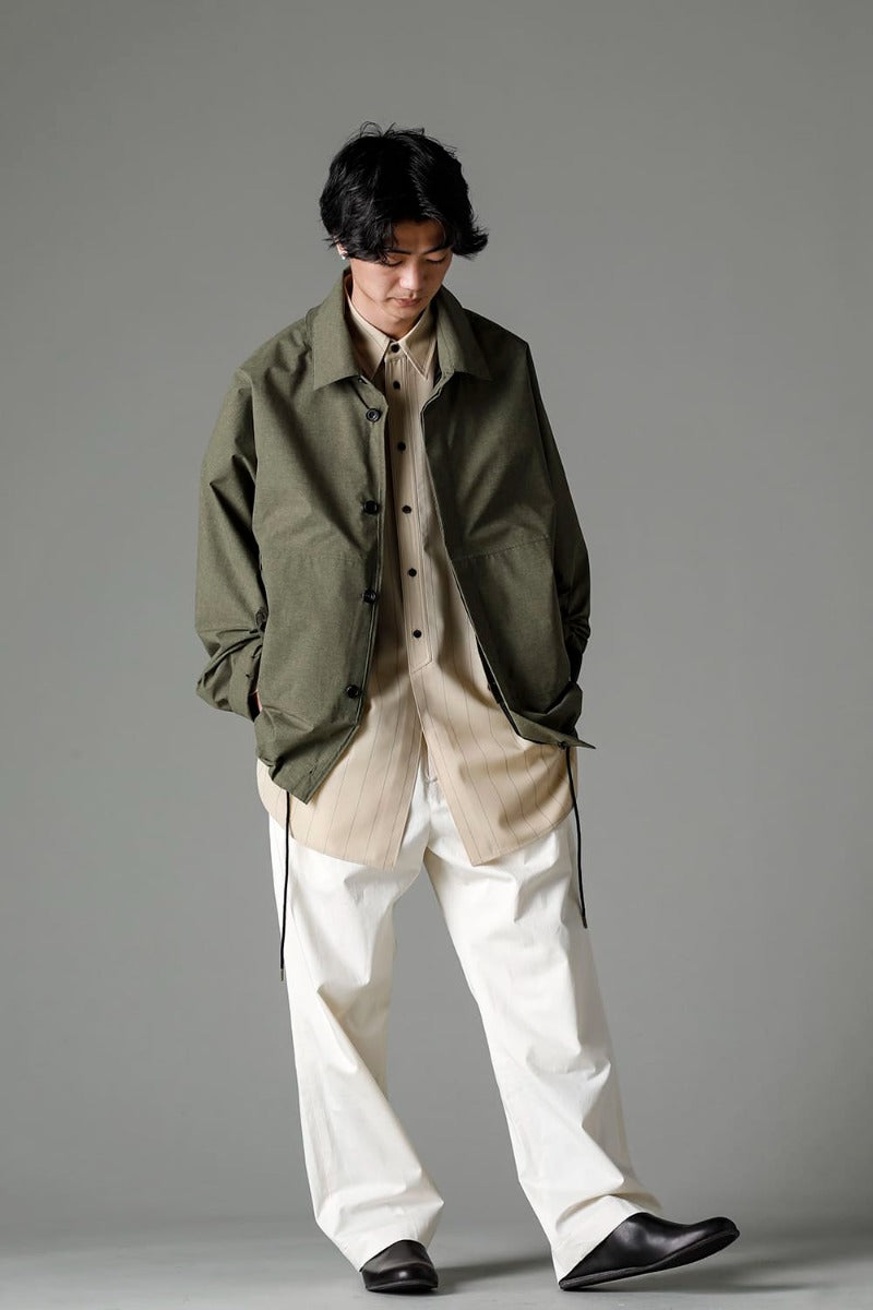 Harmattan Unisex Cropped Melange Army Green