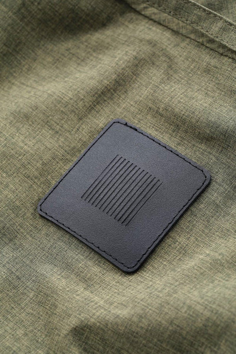 Harmattan Unisex Cropped Melange Army Green