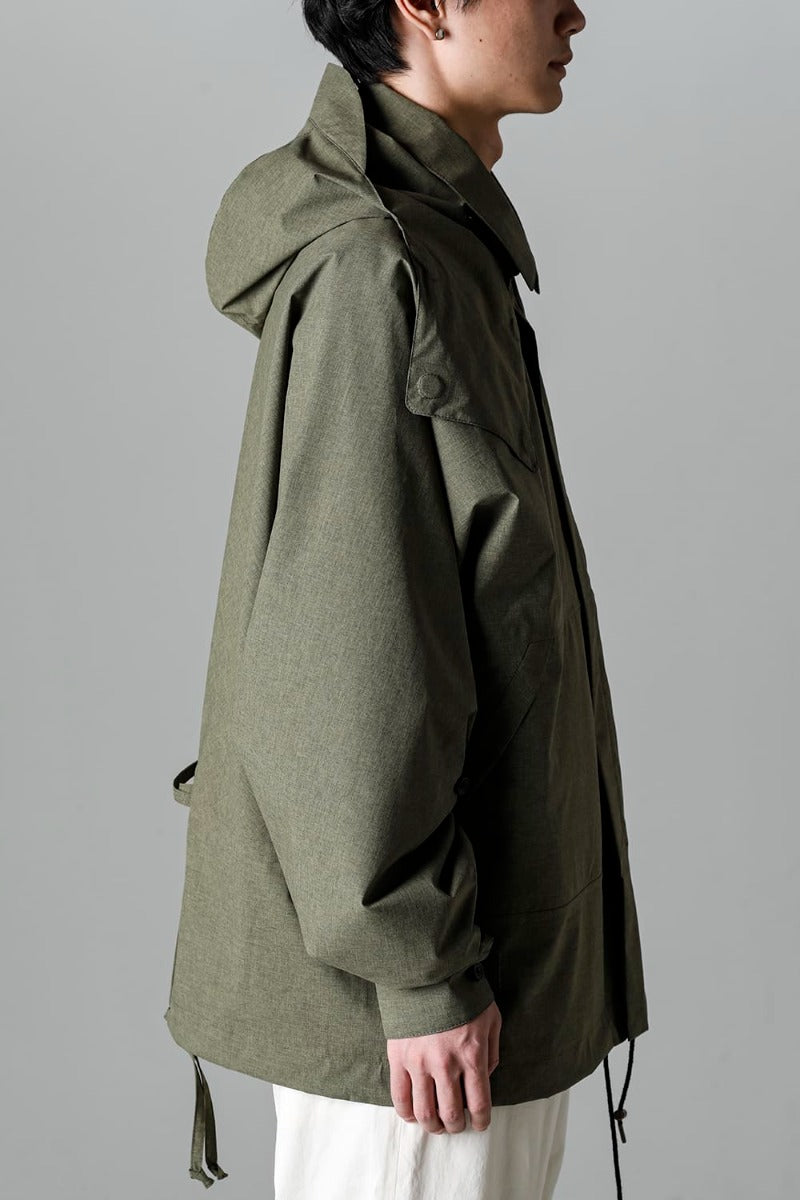 Harmattan Unisex Cropped Melange Army Green