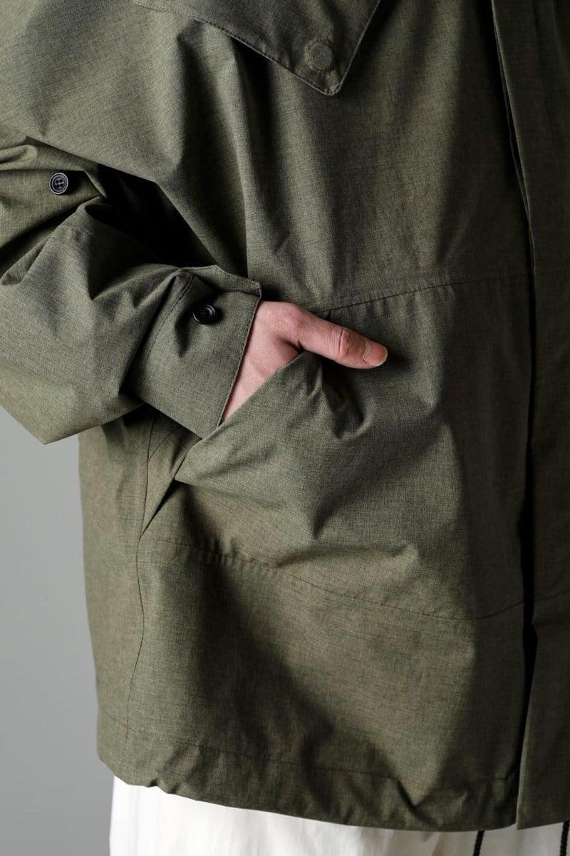 Harmattan Unisex Cropped Melange Army Green