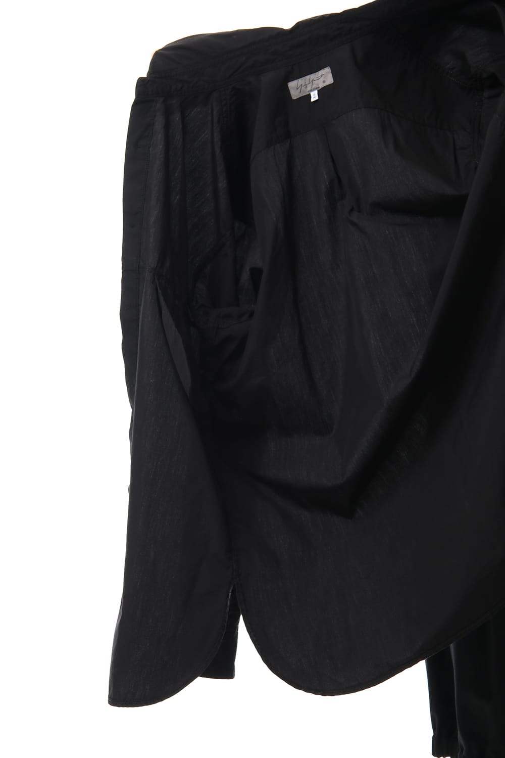 Front Switching Broad cloth Blouse Black