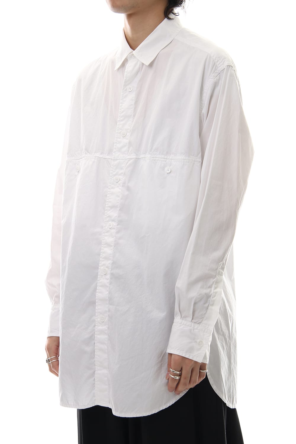 Front Switching Broad cloth Blouse