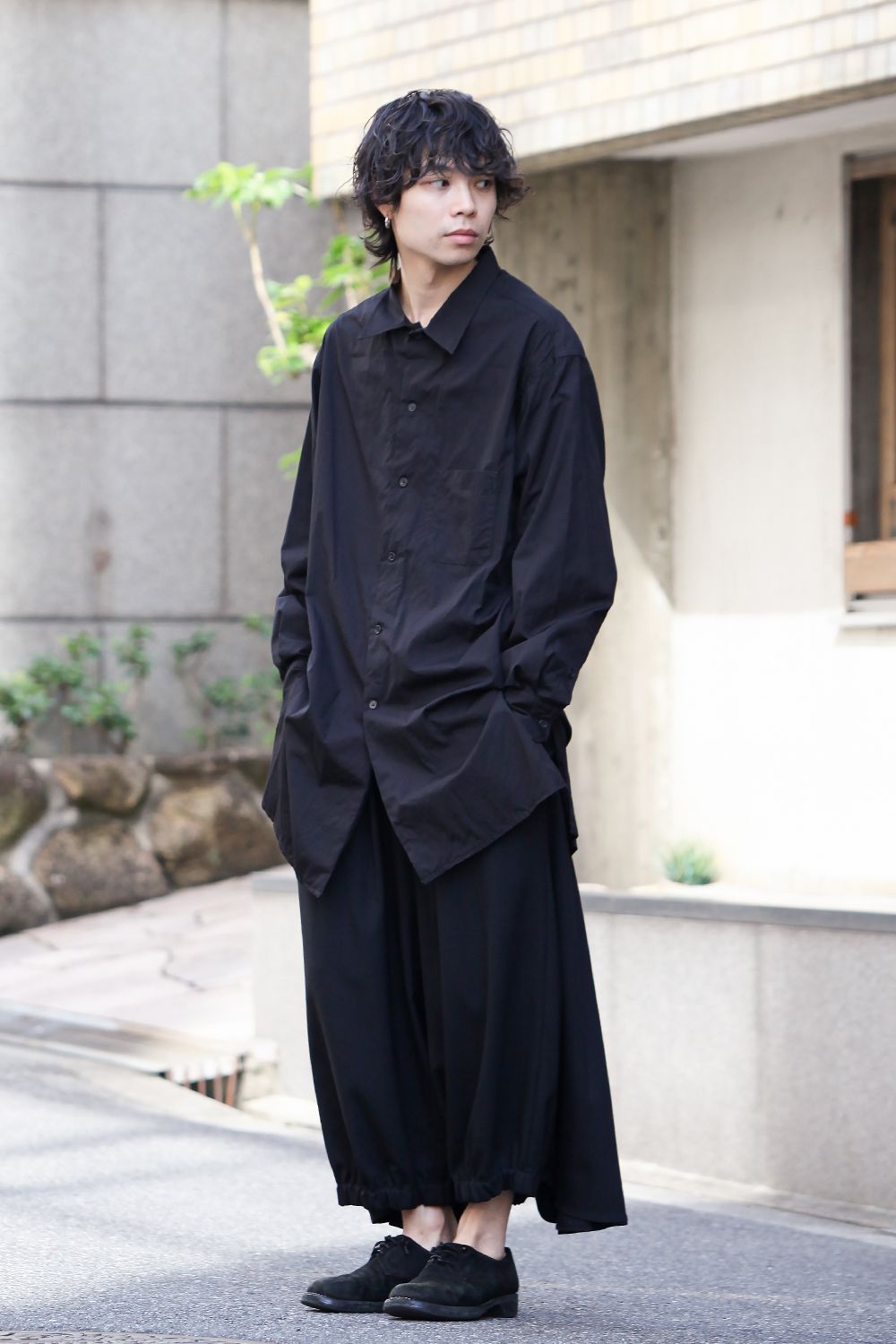 Open collar Broad cloth Blouse