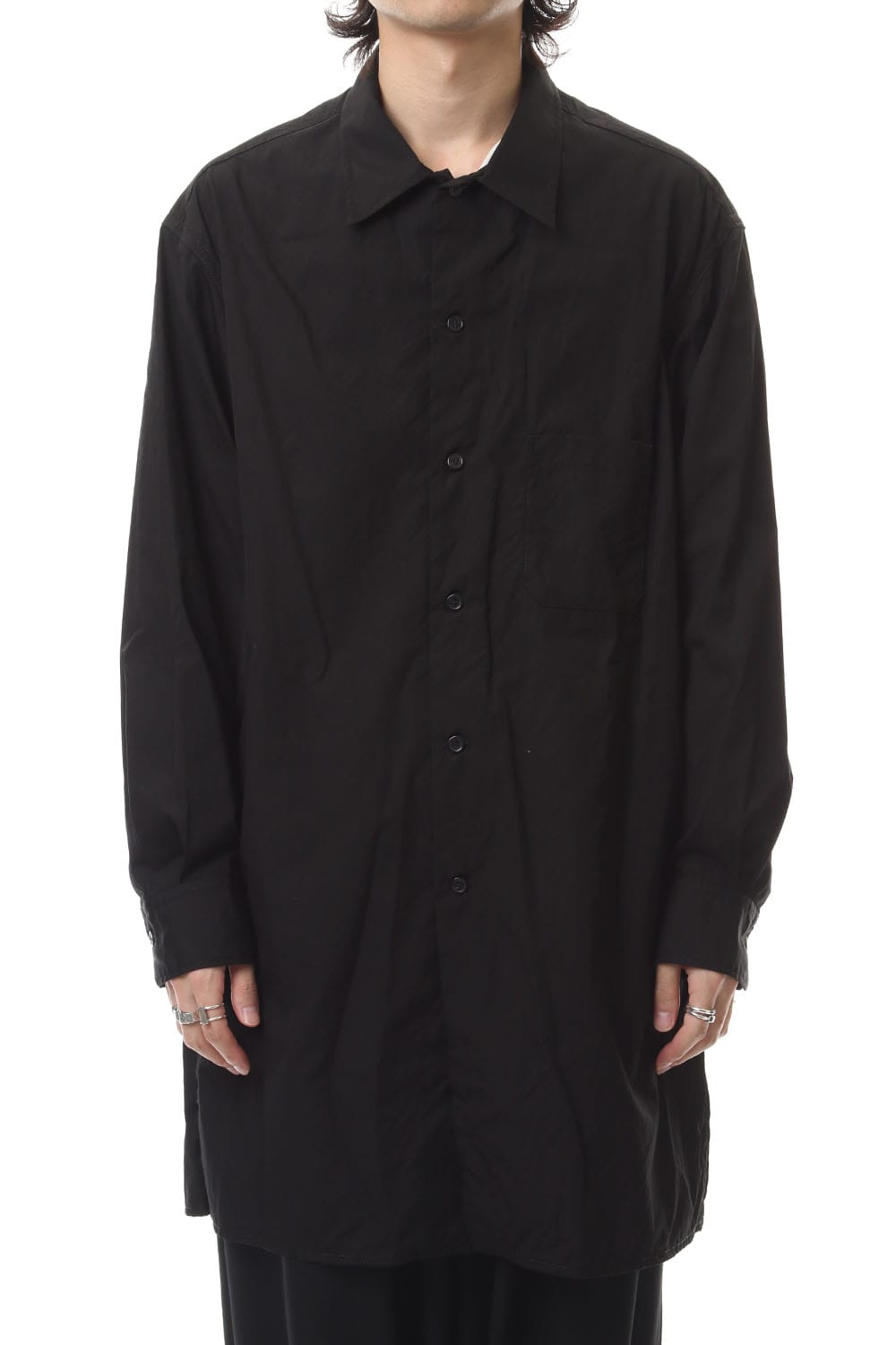 Open collar Broad cloth Blouse