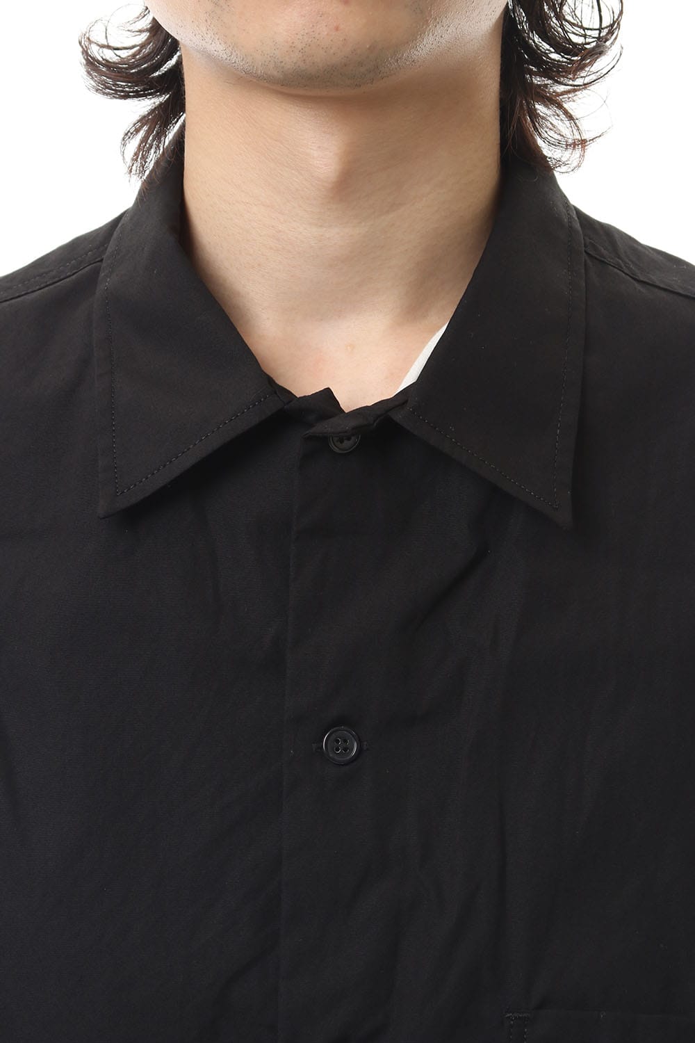 Open collar Broad cloth Blouse