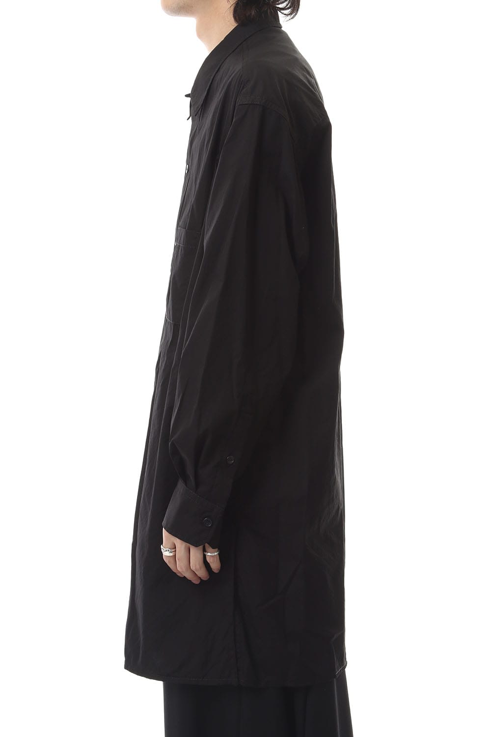 Open collar Broad cloth Blouse